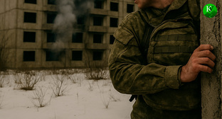 Военный на СВО. Иллюстрация создана «Кавказским узлом» с помощью ИИ в программе Copilot