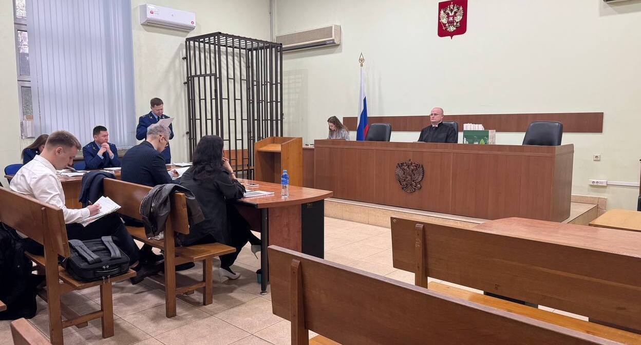 Заседание суда в Сочи по иску Генпрокуратуры к Вороновскому. Фото: Объединенная пресс-служба судов Кубани / Telegram