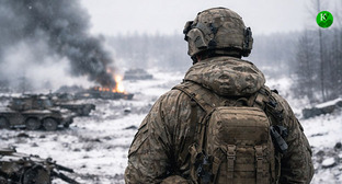 Военнослужащий. Иллюстрация создана "Кавказским узлом" при помощи ИИ в программе Copilot