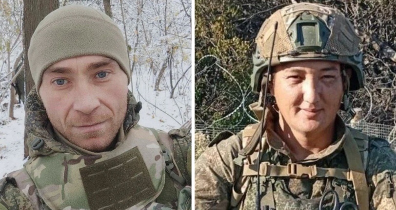 Максим Гулин, Аслан Сисингалиев. Фото из телеграм-канала администрации Володарского района https://t.me/regionvol Коллаж "Кавказского узла".