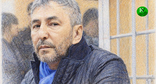 Умар Джабраилов. Иллюстрация создана "Кавказским узлом" при помощи ИИ в программе Copilot