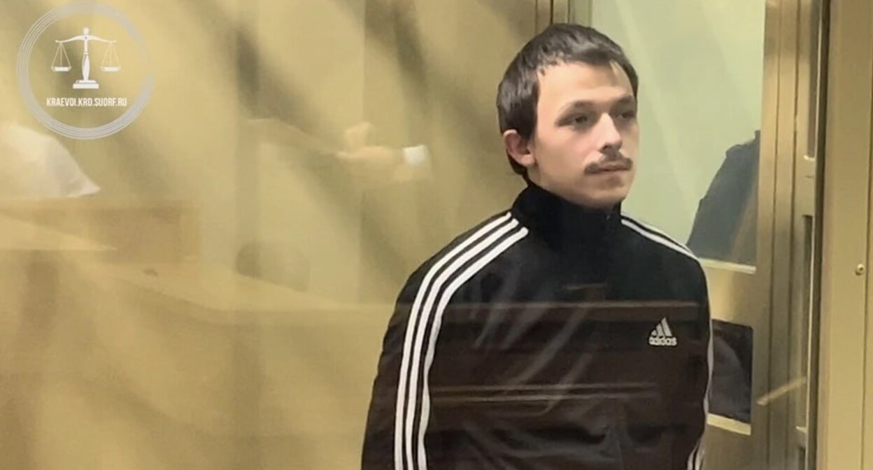 Осужденный гражданин Румынии в суде. Фото: ОПС Кубани / Telegram