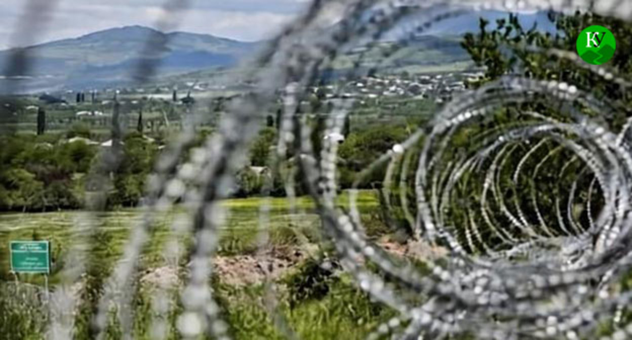 Граница Грузии и Абхазии. Иллюстрация создана "Кавказским узлом" при помощи ИИ в программе Copilot