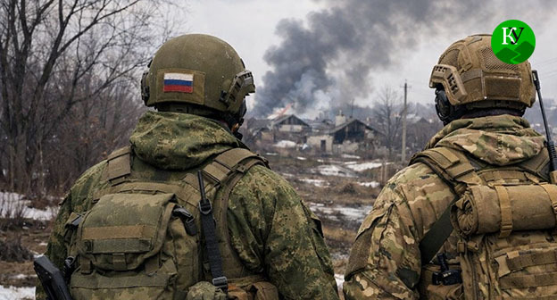 Военнослужащие. Иллюстрация создана "Кавказским узлом" при помощи ИИ в программе Copilot