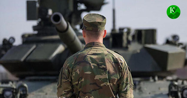 Военнослужащий. Иллюстрация создана "Кавказским узлом" при помощи ИИ в программе Copilot