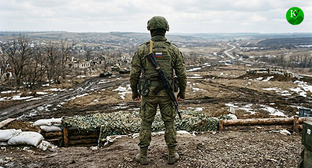 Военнослужащий. Иллюстрация создана "Кавказским узлом" при помощи ИИ в программе Copilot