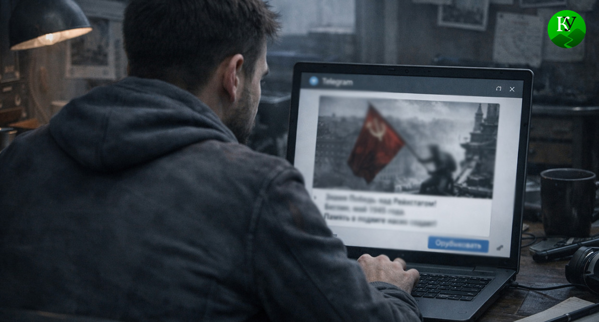 Мужчина публикует пост. Иллюстрация создана «Кавказским узлом» с помощью ИИ в программе Copilot Мужчина публикует пост. Иллюстрация создана «Кавказским узлом» с помощью ИИ в программе Copilot