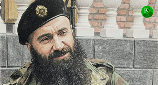 Шамиль Басаев. Иллюстрация создана "Кавказским узлом" при помощи ИИ в программе Copilot