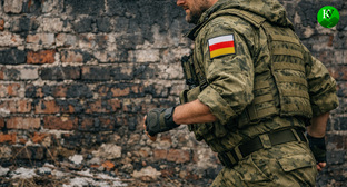 Военный на СВО. Иллюстрация создана «Кавказским узлом» с помощью ИИ в программе Copilot