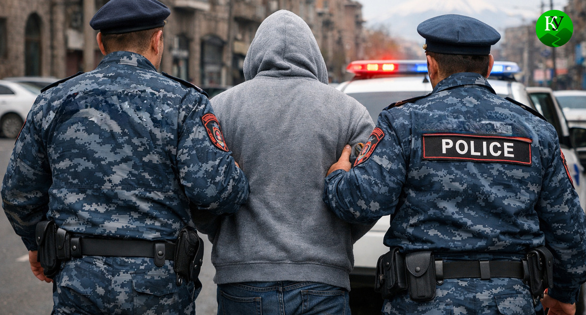 Задержание в Армении. Иллюстрация создана «Кавказским узлом» с помощью ИИ в программе Copilot Задержание в Армении. Иллюстрация создана «Кавказским узлом» с помощью ИИ в программе Copilot