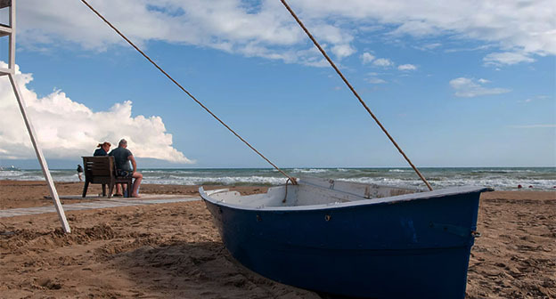 Пляж в Анапе. Фото Дмитрия Пославского, "Юга.ру" Пляж в Анапе. Фото Дмитрия Пославского, "Юга.ру"