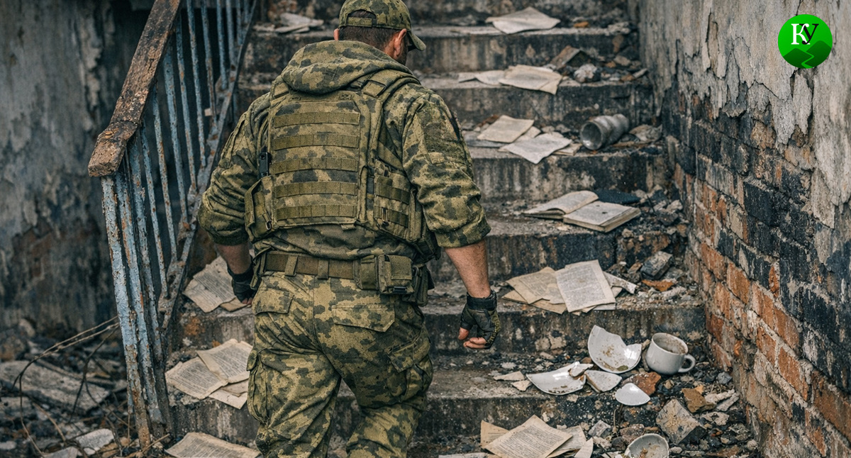 Военный на СВО. Иллюстрация создана «Кавказским узлом» с помощью ИИ в программе Copilot