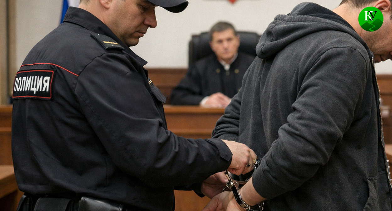 В суде. Иллюстрация создана «Кавказским узлом» с помощью ИИ в программе Copilot В суде. Иллюстрация создана «Кавказским узлом» с помощью ИИ в программе Copilot