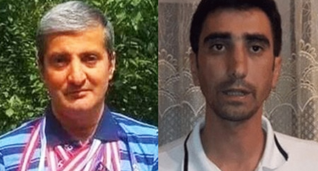 Шахин Гаджиев, Теймур Керимов. Фото: https://www.facebook.com/azadliqradiosu/posts/5555738781120207 (деятельность компании Meta, которая владеет Facebook, запрещена в России), https://modern.az/az/news/203416/jurnalist-teymur-kerimov-aksiyani-dayandirdi Коллаж "Кавказского узла" Шахин Гаджиев, Теймур Керимов. Фото: https://www.facebook.com/azadliqradiosu/posts/5555738781120207 (деятельность компании Meta, которая владеет Facebook, запрещена в России), https://modern.az/az/news/203416/jurnalist-teymur-kerimov-aksiyani-dayandirdi Коллаж "Кавказского узла"