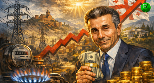 Бидзины Иванишвили. Иллюстрация создана «Кавказским узлом» с помощью ИИ в программе Copilot