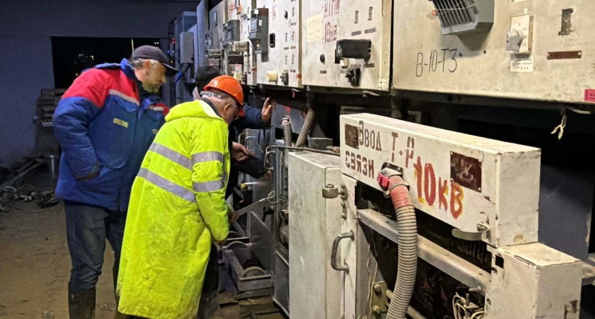 Подстанция "Приморская". Фото из телеграм-канала мэра Махачкалы https://t.me/DzhambulatSalavov/996