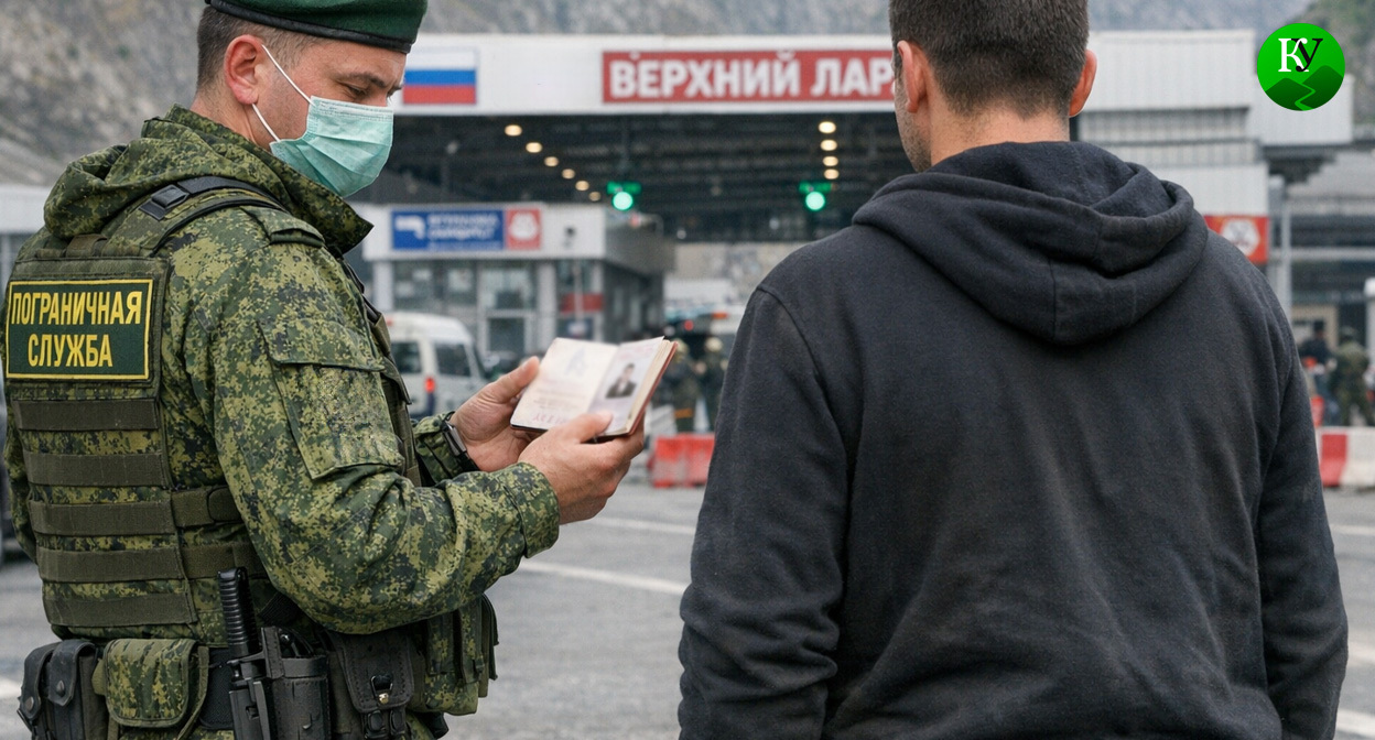 Проверка документов. Иллюстрация создана «Кавказским узлом» с помощью ИИ в программе Copilot