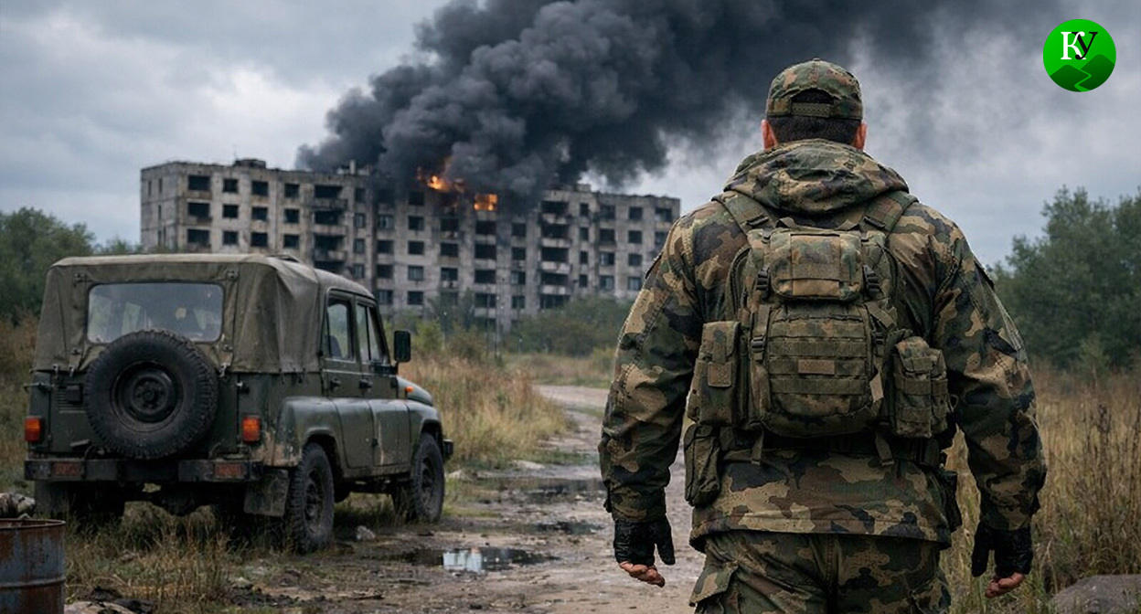 Военный на СВО. Иллюстрация создана «Кавказским узлом» с помощью ИИ в программе Copilot Военный на СВО. Иллюстрация создана «Кавказским узлом» с помощью ИИ в программе Copilot