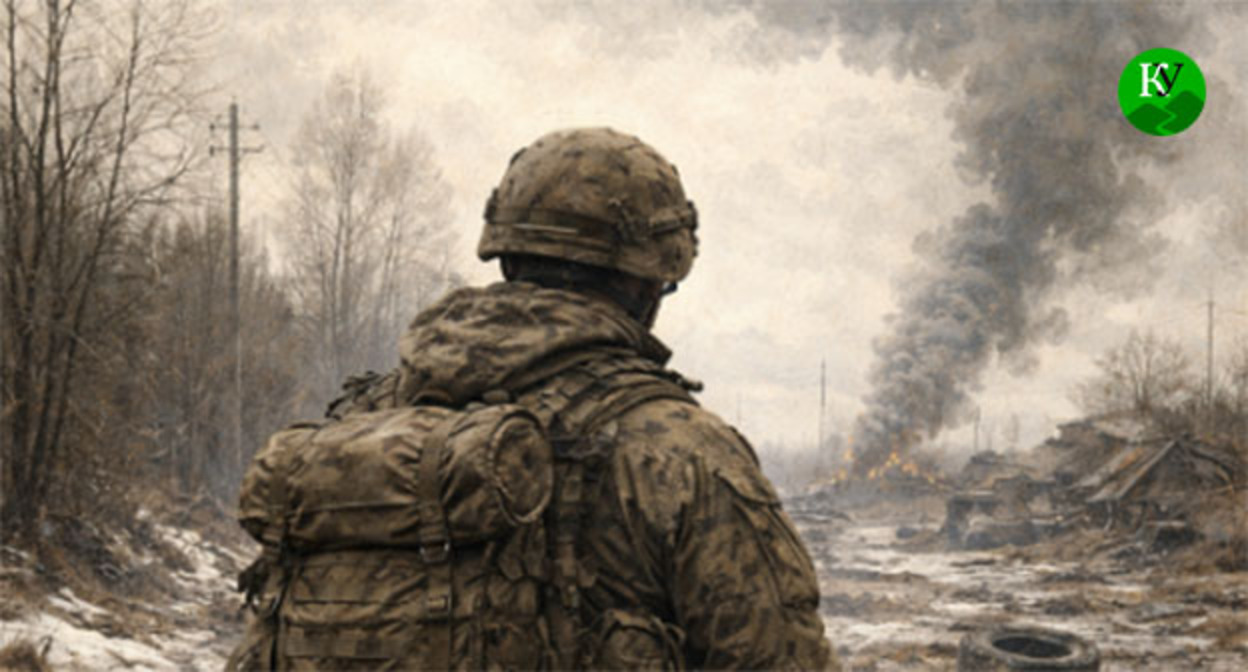 Военнослужащий. Иллюстрация создана "Кавказским узлом" при помощи ИИ в программе Copilot Военнослужащий. Иллюстрация создана "Кавказским узлом" при помощи ИИ в программе Copilot