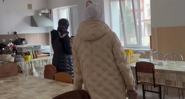 Пункт временного размещения в Дагестане. Фото: Администрация Махачкалы Пункт временного размещения в Дагестане. Фото: Администрация Махачкалы