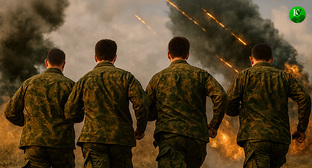 Военные на СВО. Иллюстрация создана «Кавказским узлом» с помощью ИИ в программе Copilot Военные на СВО. Иллюстрация создана «Кавказским узлом» с помощью ИИ в программе Copilot