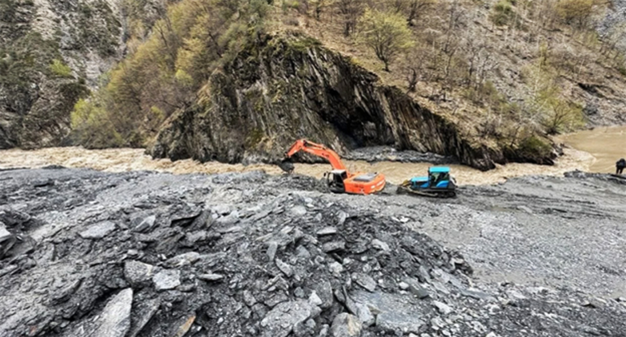 Камнепад в Дагестане. Фото: Риа Новости https://riadagestan.ru