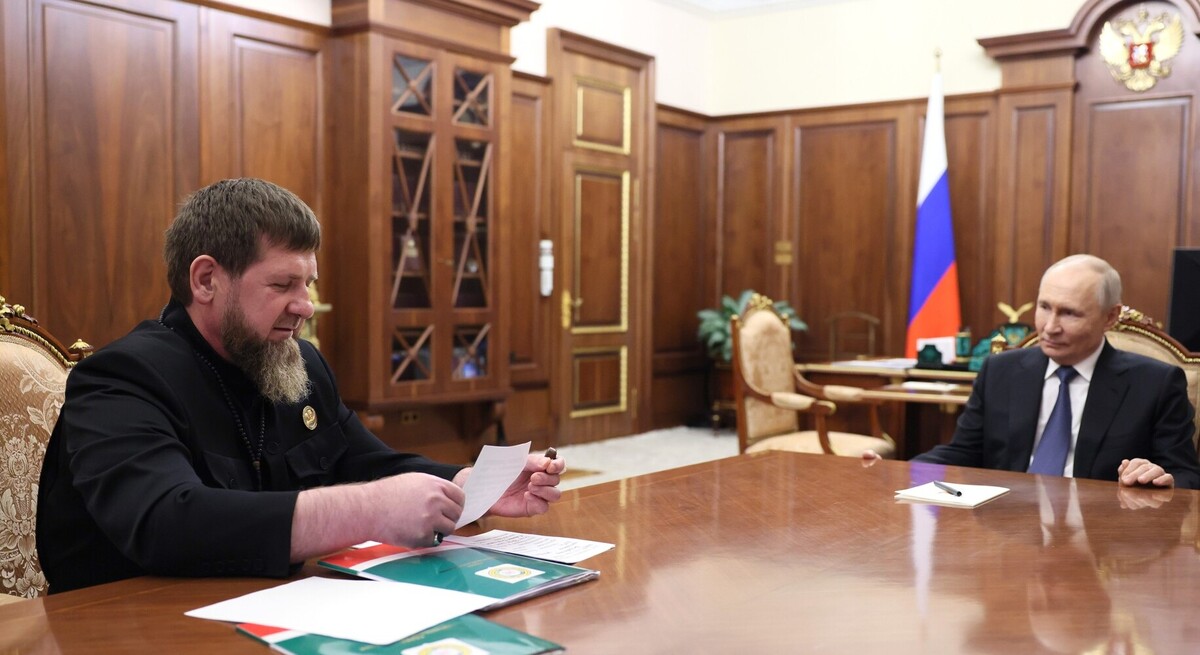Кадыров и Путин. Фото: пресс-служба Кремля.