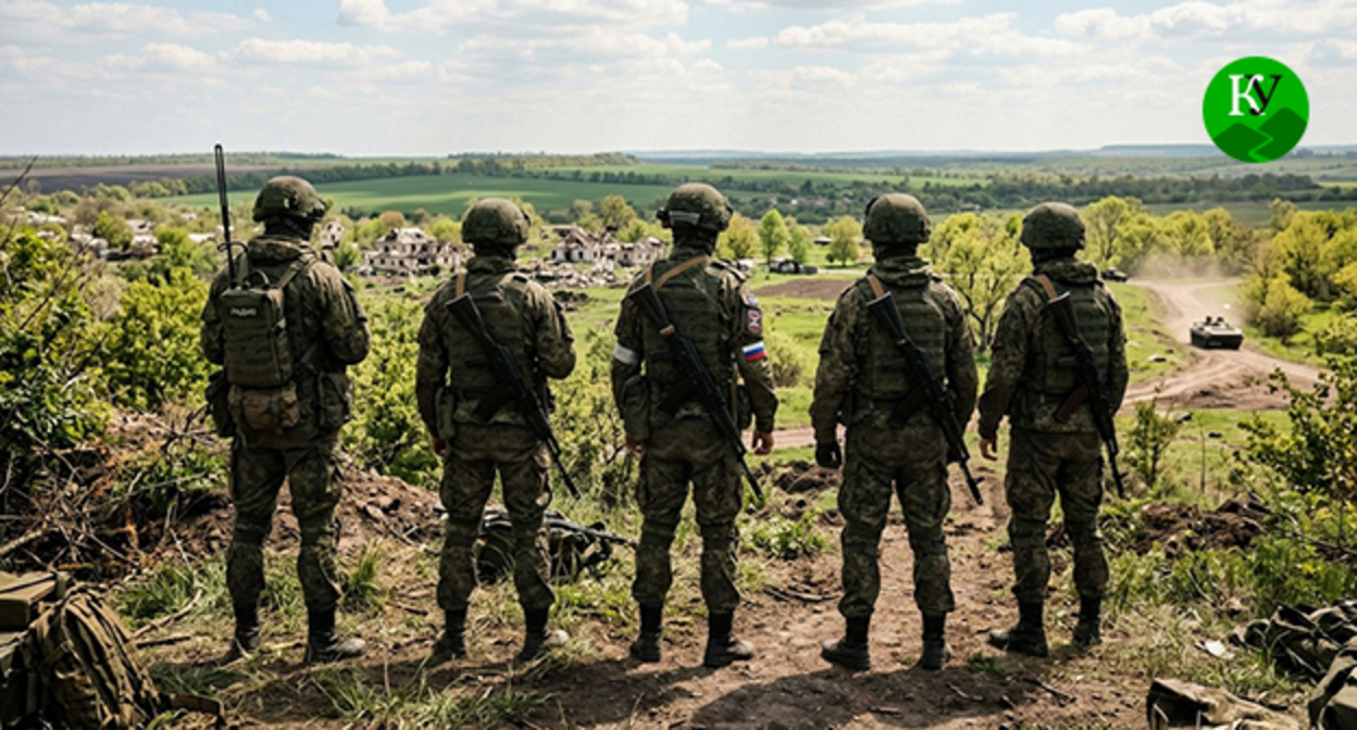 Военнослужащие. Иллюстрация создана "Кавказским узлом" при помощи ИИ в программе Copilot