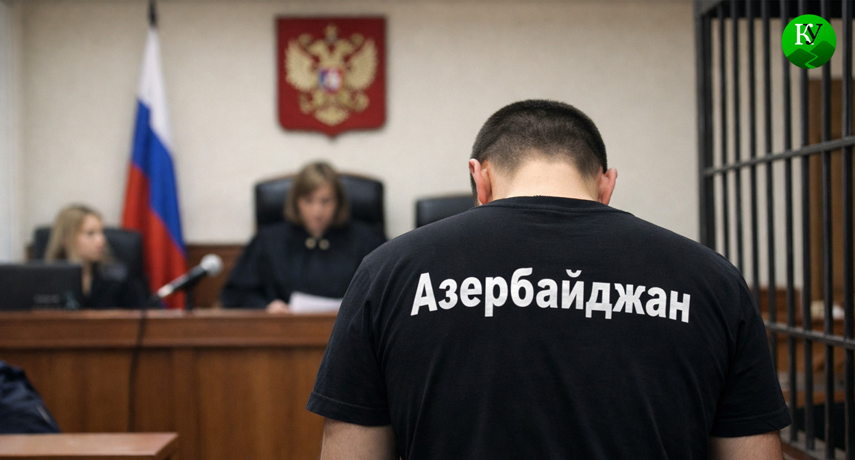 В суде. Иллюстрация создана «Кавказским узлом» с помощью ИИ в программе Copilot