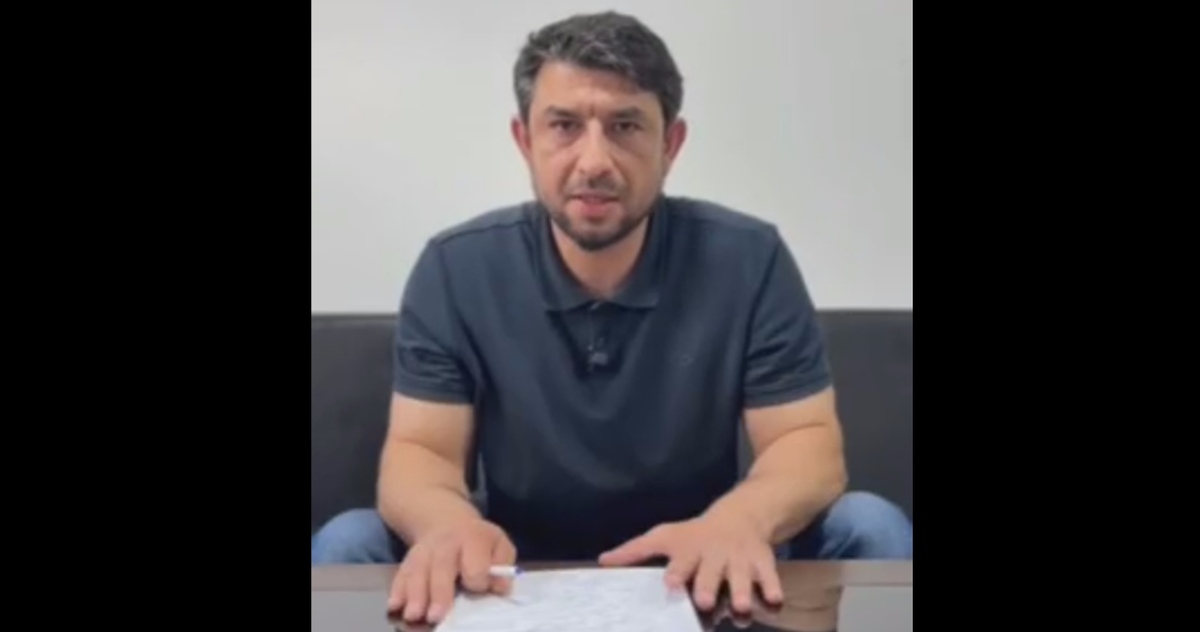 Кадр видеообращения Рамиса Агабекова, опубликованного Шамилем Хадулаевым https://t.me/KhadulaevShamil/ Кадр видеообращения Рамиса Агабекова, опубликованного Шамилем Хадулаевым https://t.me/KhadulaevShamil/