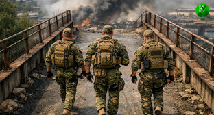 Военный на СВО. Иллюстрация создана «Кавказским узлом» с помощью ИИ в программе Copilot