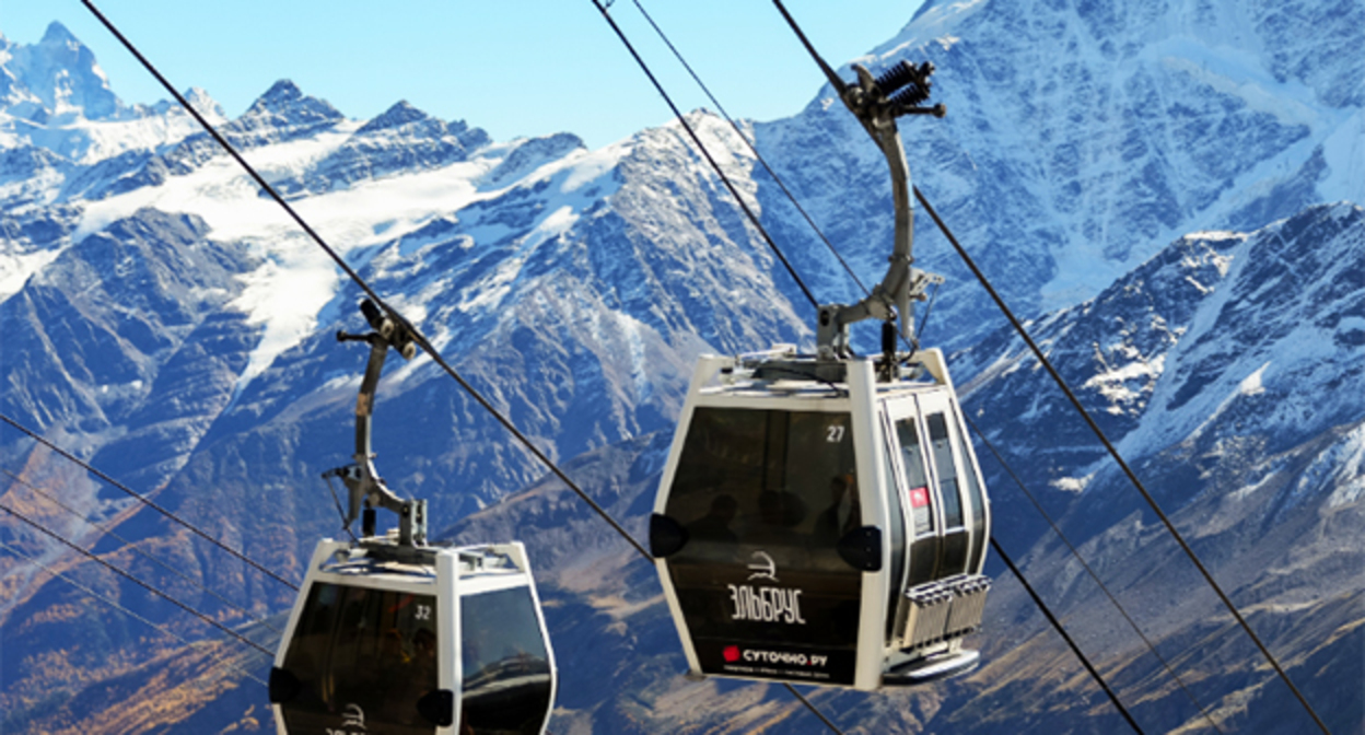 Канатная дорога на "Эльбрусе". Фото: https://pravitelstvo.kbr.ru/ Канатная дорога на "Эльбрусе". Фото: https://pravitelstvo.kbr.ru/