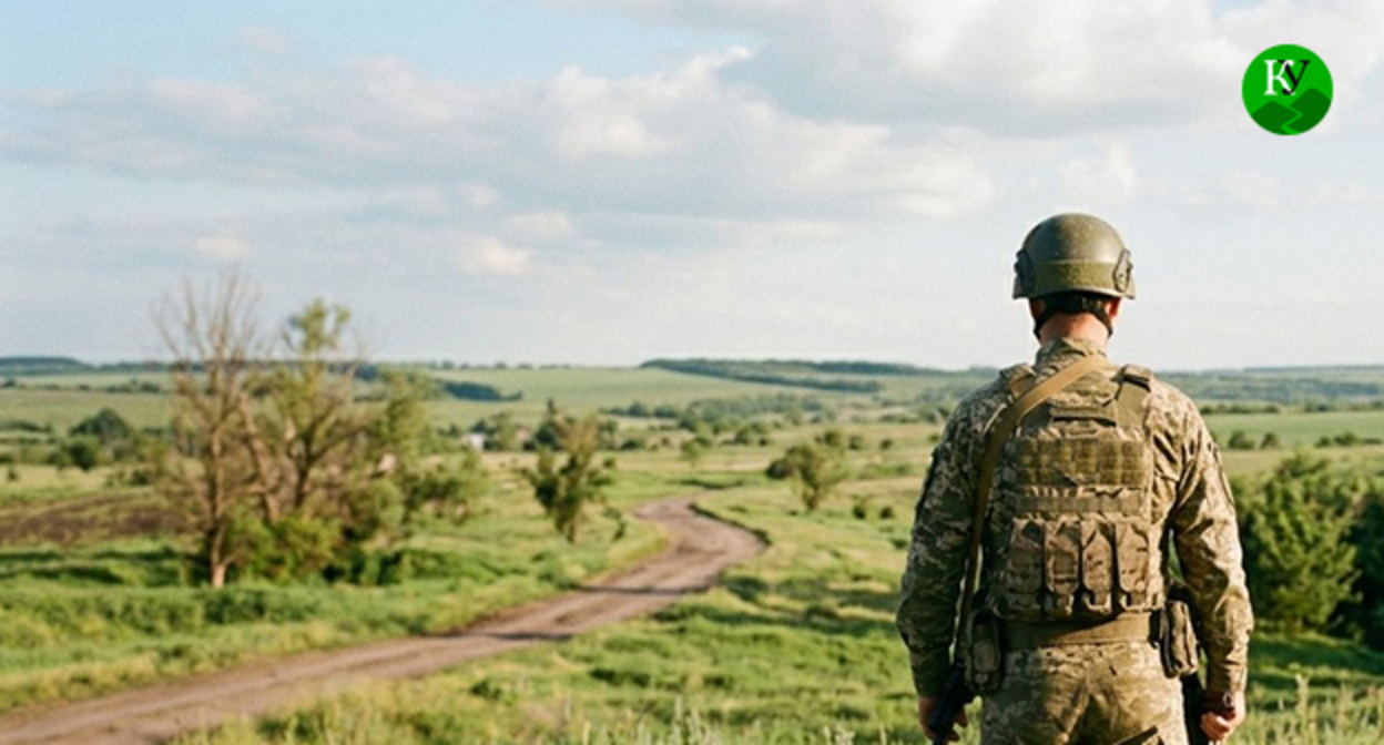Военнослужащий. Иллюстрация создана "Кавказским узлом" при помощи ИИ в программе Copilot