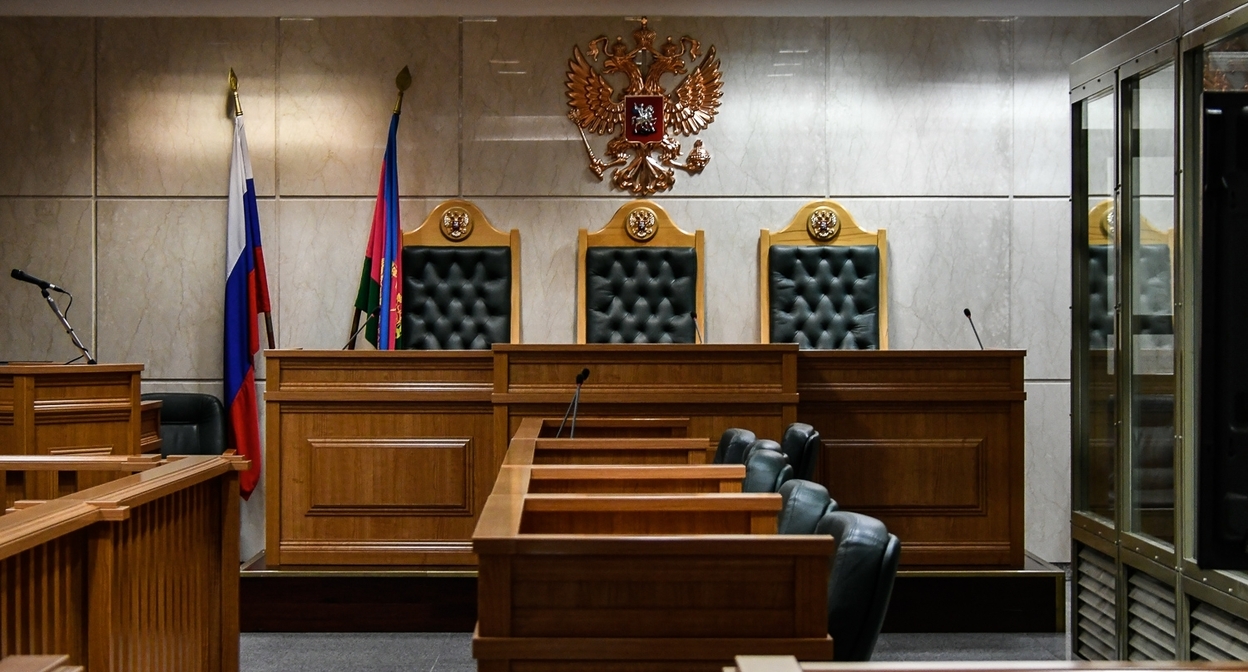 Зал судебных заседаний. Фото Объединенной пресс-службы судов Краснодарского края / "ВКонтакте"