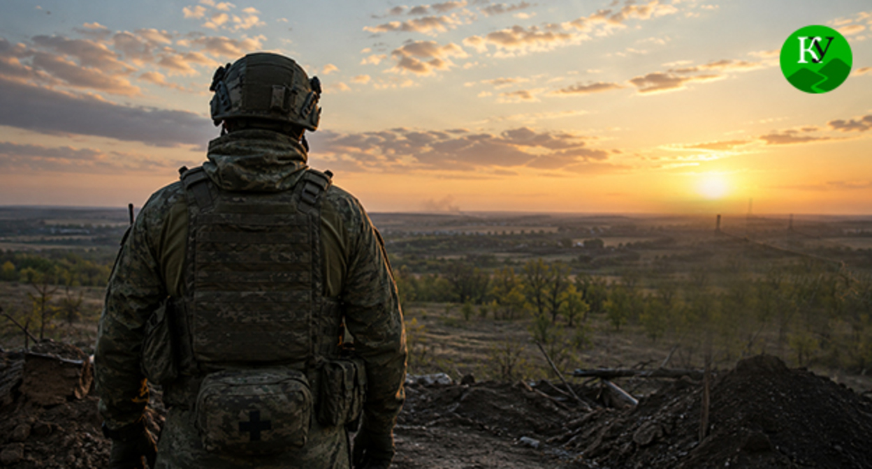 Военнослужащий. Иллюстрация создана "Кавказским узлом" при помощи ИИ в программе Copilot
