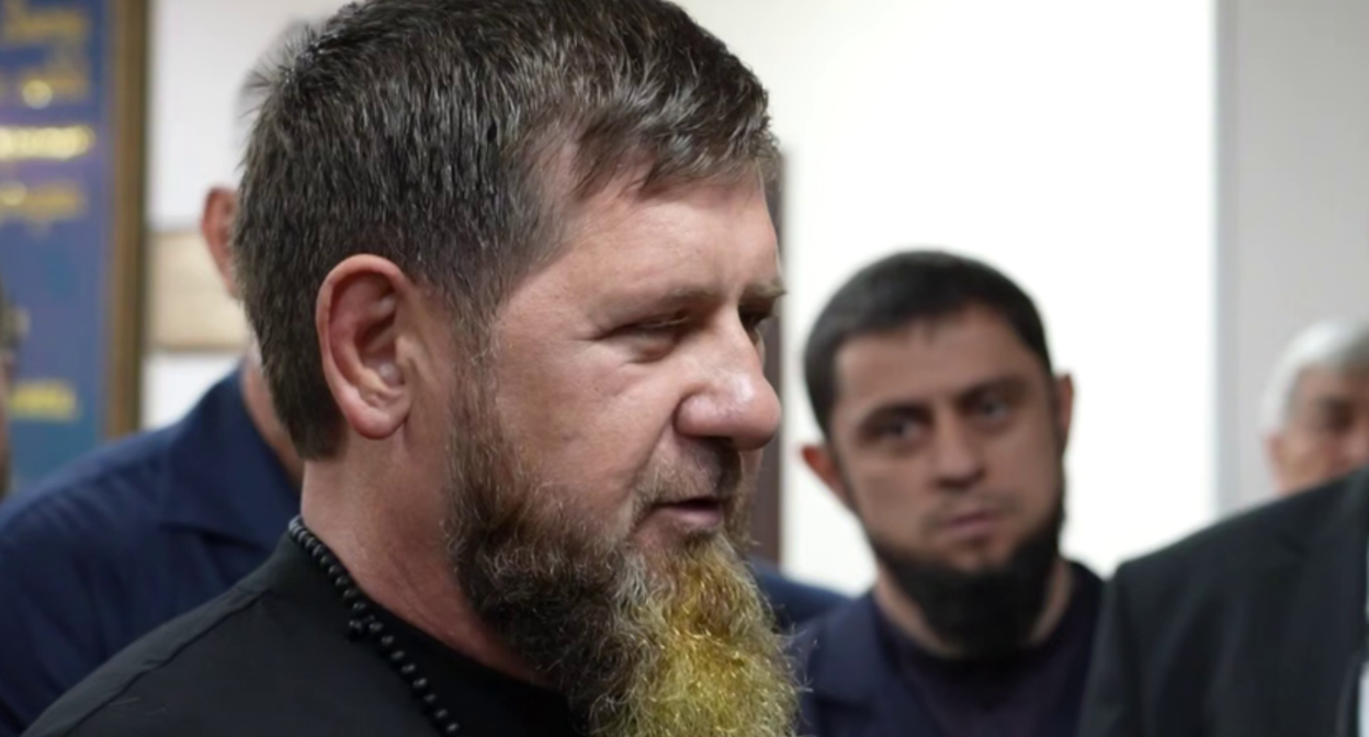 Рамзан Кадыров после подачи документов в избирком Чечни. Стоп-кадр видео из его Telegram-канала от 08.07.26, https://t.me/RKadyrov_95/6719 Рамзан Кадыров после подачи документов в избирком Чечни. Стоп-кадр видео из его Telegram-канала от 08.07.26, https://t.me/RKadyrov_95/6719