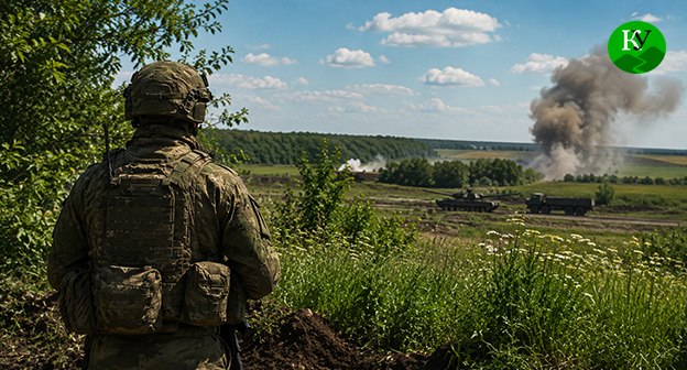 Военнослужащий. Иллюстрация создана "Кавказским узлом" при помощи ИИ в программе Copilot Военнослужащий. Иллюстрация создана "Кавказским узлом" при помощи ИИ в программе Copilot