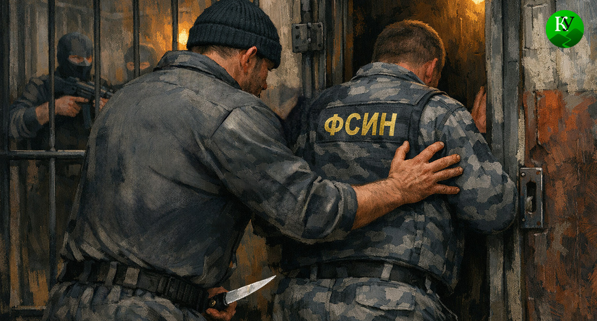 Заложник и подсудимый. Иллюстрация создана «Кавказским узлом» с помощью ИИ в программе Copilot Заложник и подсудимый. Иллюстрация создана «Кавказским узлом» с помощью ИИ в программе Copilot