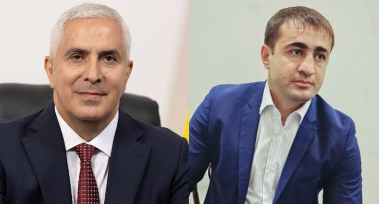 Марат Камболов и Хох Чочиев. Коллаж "Кавказского узла". Скриншот фото https://presidentruo.org/category/prezident/ и https://cominf.org/node/1166554458 Марат Камболов и Хох Чочиев. Коллаж "Кавказского узла". Скриншот фото https://presidentruo.org/category/prezident/ и https://cominf.org/node/1166554458