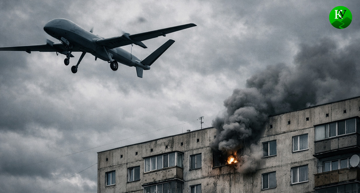БПЛА в небе. Иллюстрация создана «Кавказским узлом» с помощью ИИ в программе Copilot БПЛА в небе. Иллюстрация создана «Кавказским узлом» с помощью ИИ в программе Copilot