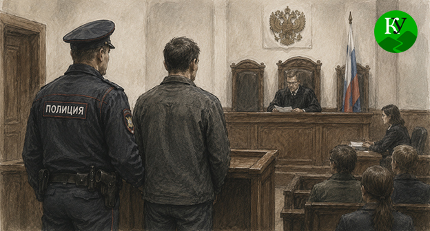 Мужчина в зале суда. Иллюстрация создана "Кавказским узлом" при помощи ИИ в программе Copilot Мужчина в зале суда. Иллюстрация создана "Кавказским узлом" при помощи ИИ в программе Copilot