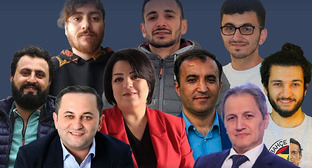Journalists of Toplum TV. Photo: https://www.facebook.com/photo.php?fbid=1158556189602906&set=a.533634535428411&id=100063456087193 belongs to the company Meta, whose activities are banned in Russia