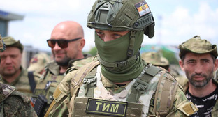 Бойцы из Чечни перед отправкой на спецоперацию. Фото: Грозный Информ https://www.grozny-inform.ru/