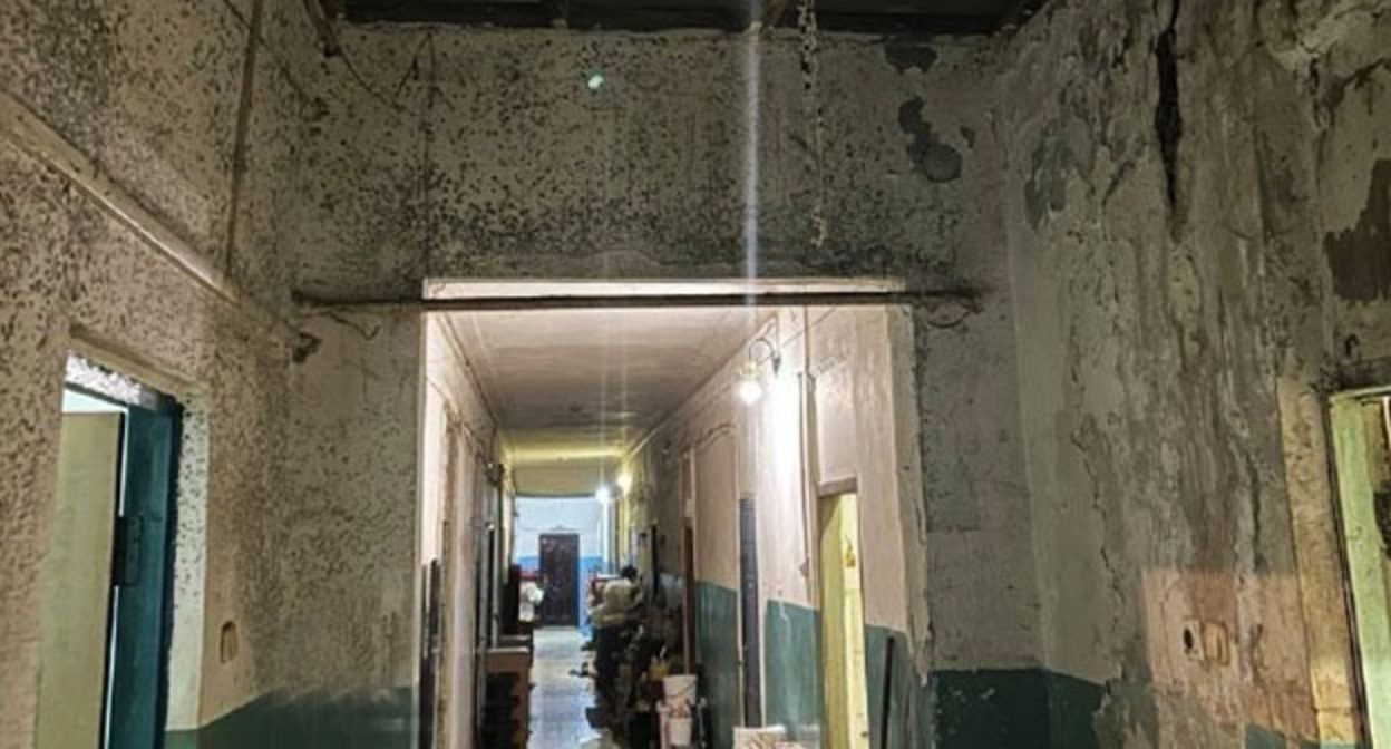 Общежитие на улице Таращанцев в Волгограде. Фото: телеграм канал Кровавая барыня