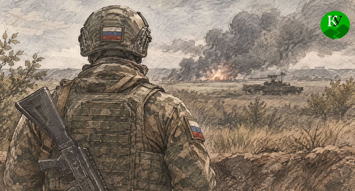 Военнослужащий. Иллюстрация создана "Кавказским узлом" при помощи ИИ в программе Copilot Военнослужащий. Иллюстрация создана "Кавказским узлом" при помощи ИИ в программе Copilot