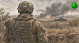 Военнослужащий. Иллюстрация создана "Кавказским узлом" при помощи ИИ в программе Copilot