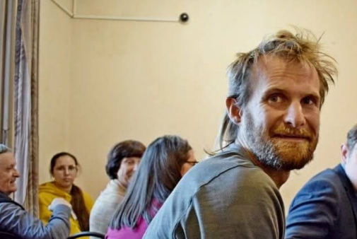 Денис Матвеев. Скриншот фото из Telegram-канала Виталия Вотановского (признан иноагентом) https://t.me/majdankrd/47332. Денис Матвеев. Скриншот фото из Telegram-канала Виталия Вотановского (признан иноагентом) https://t.me/majdankrd/47332.