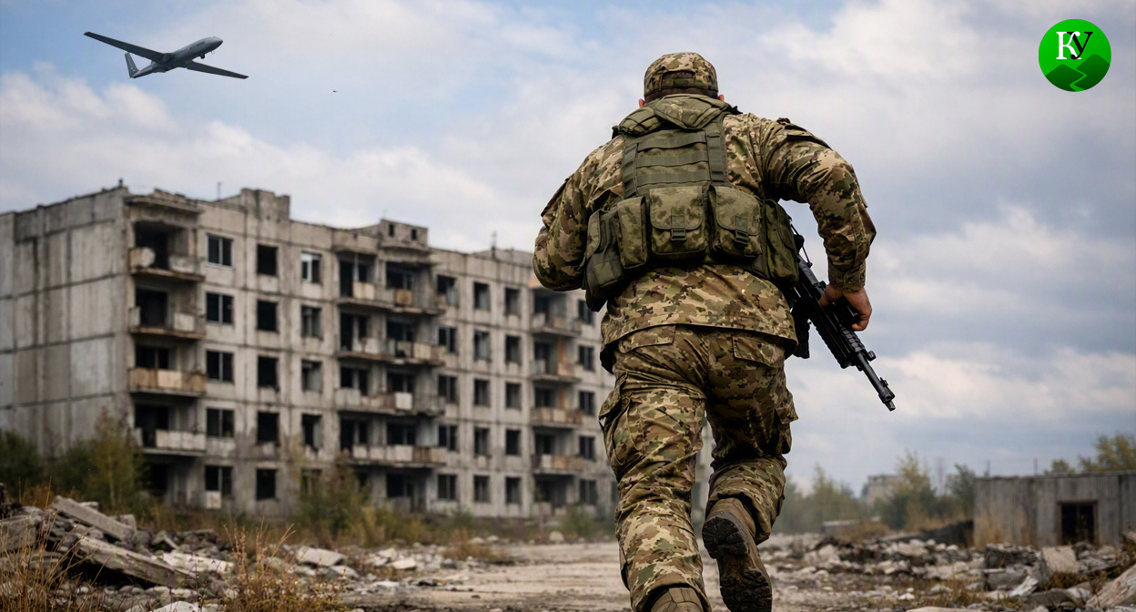 Военные на СВО. Иллюстрация создана «Кавказским узлом» с помощью ИИ в программе Copilot