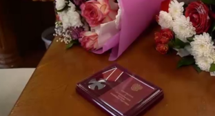 Орден Ирамазана Рабазанова. Стоп-кад видео из Telegram-канала администрации Каякентского района от 03.09.26, https://t.me/kayakentrayon/29731