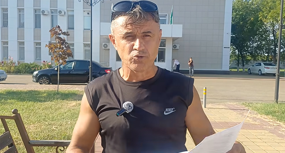 Асхабали Алибеков. Кадр из видео на его YouTube-канале "Дикий десантник" - https://www.youtube.com/watch?v=2WfJKiRgybk